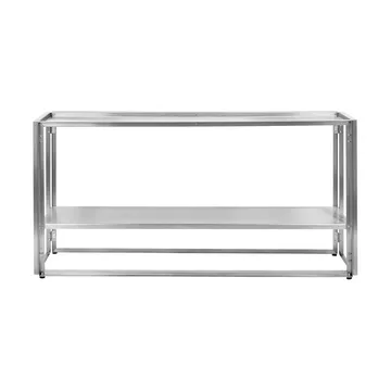 Foldable konsoll 124x60 cm - Borstat rostfritt stål - Kristina Dam Studio