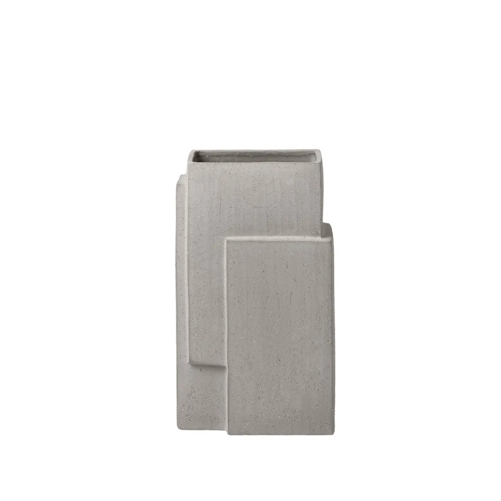 Kristina Dam Studio Monolith vas grey, small