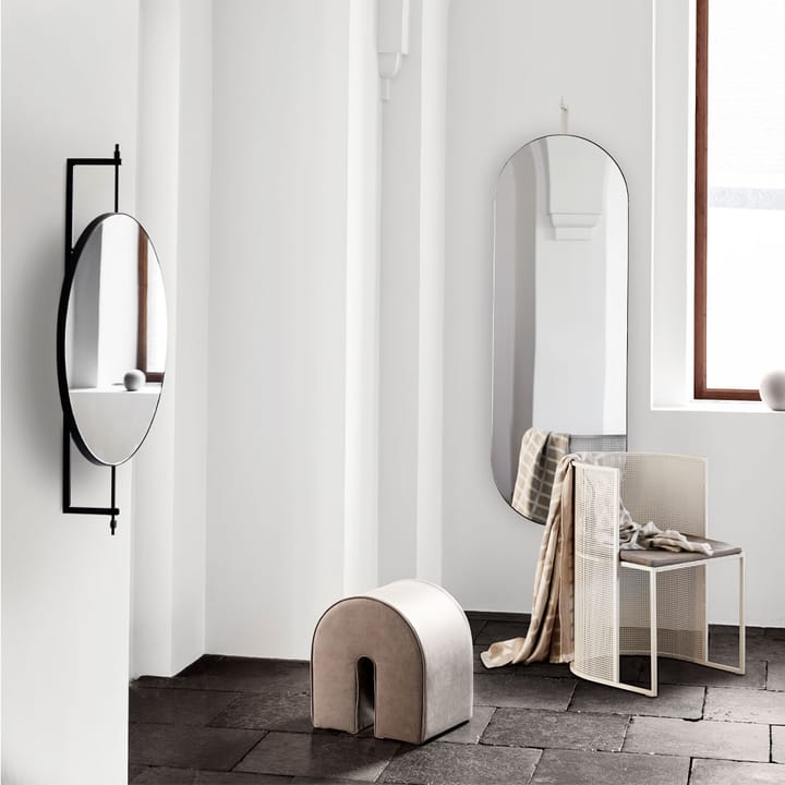 Rotating spegel - beige, full size - Kristina Dam Studio