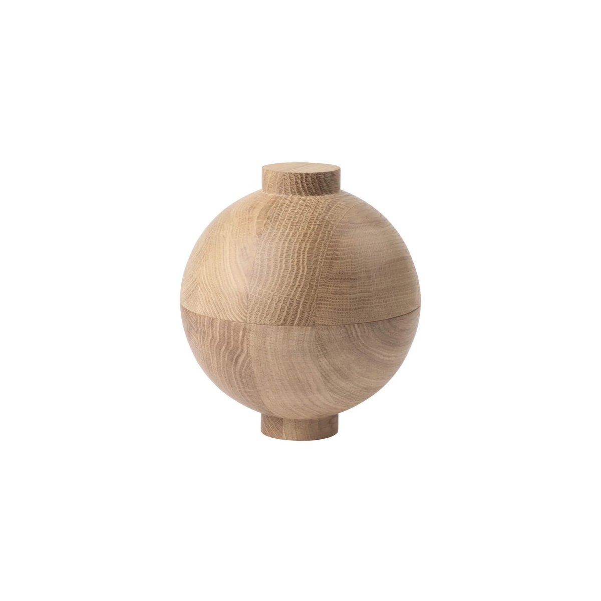 Kristina Dam Studio Wooden Sphere skål XL 16x18 cm Ek