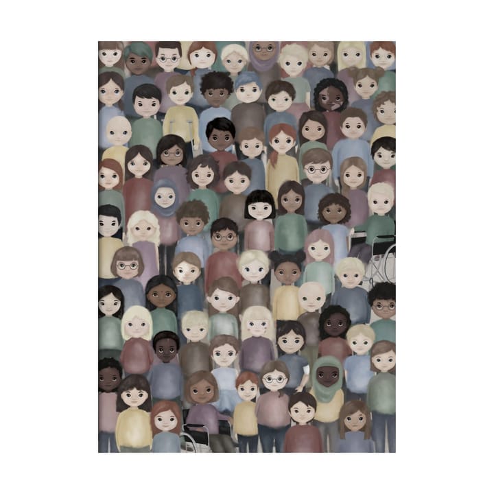 Alla är vi olika poster - 50x70 cm - Kunskapstavlan®