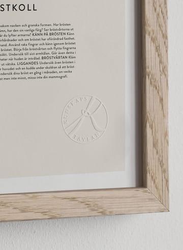 Bröstkoll poster - 50x70 cm - Kunskapstavlan®