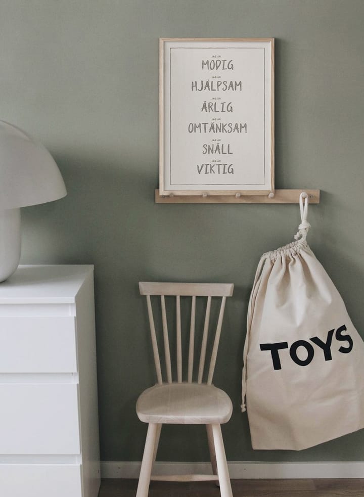 Jag är poster 30x40 cm, Dark grey Kunskapstavlan®