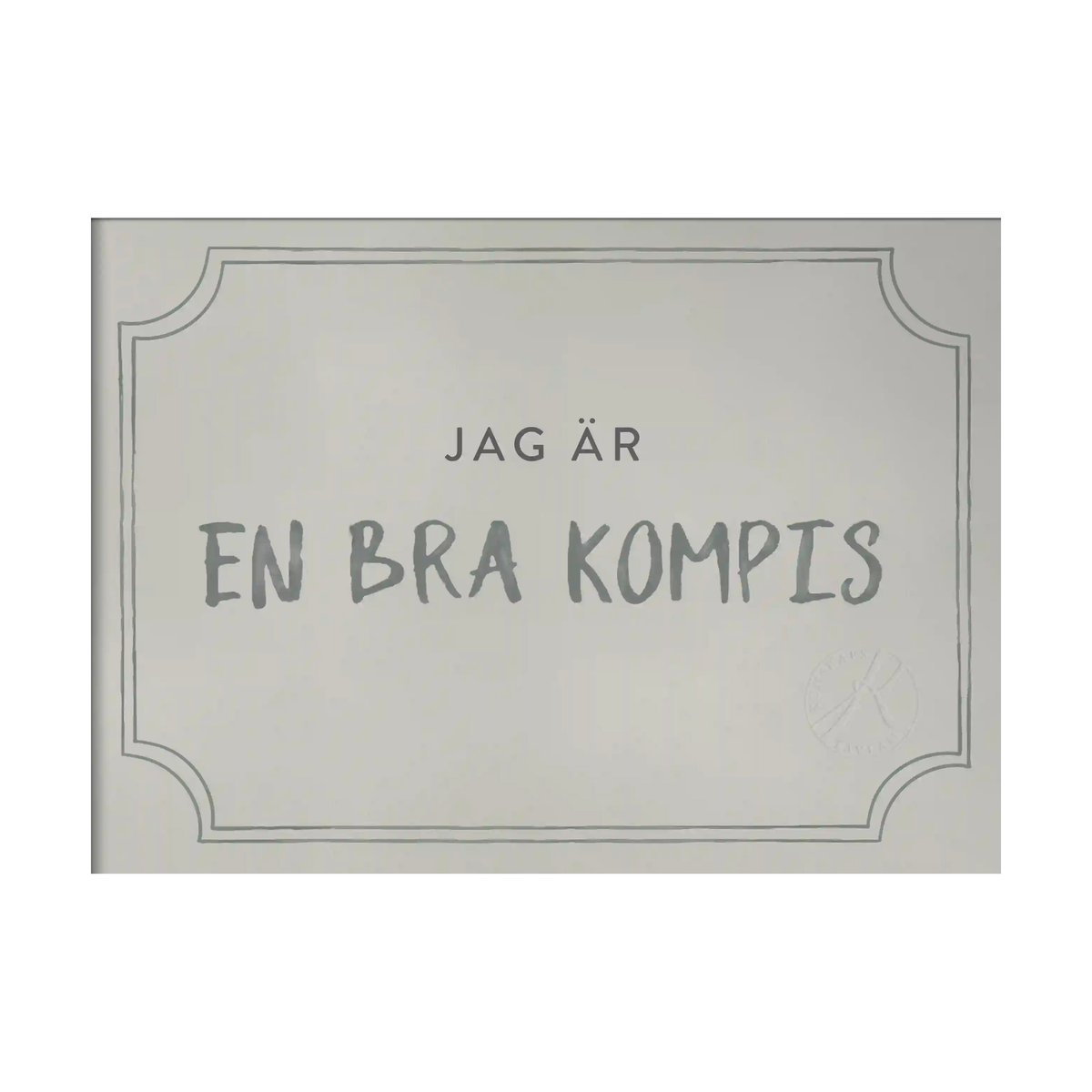 Kunskapstavlan Kompisdiplomet poster 21x30 cm Dusty mint