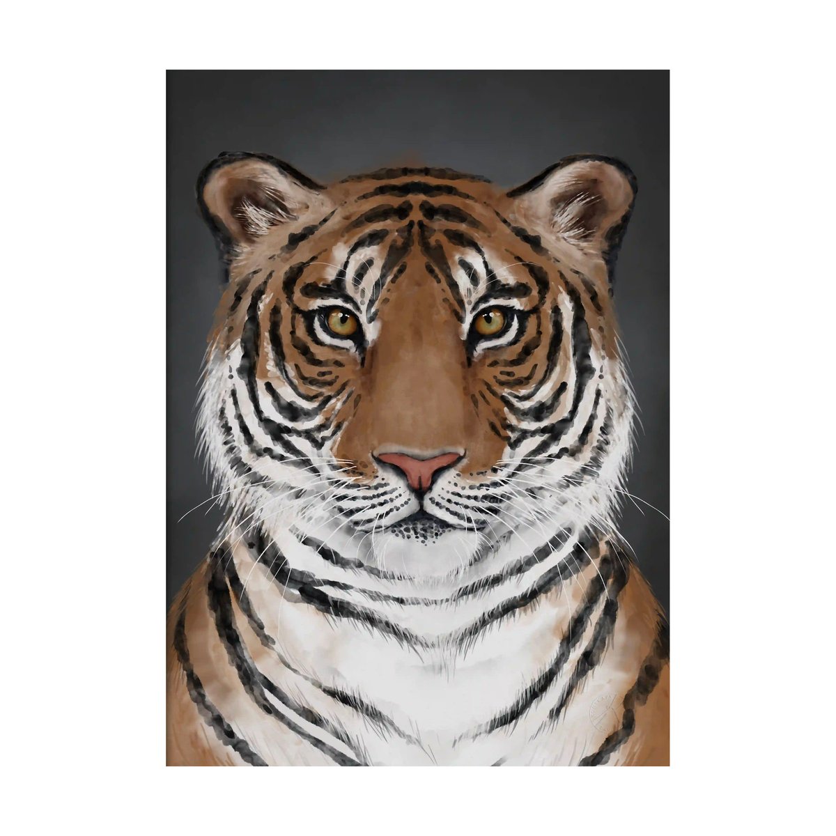 Kunskapstavlan Tiger poster 30x40 cm | Skandinavisk Design | Posters | Multi
