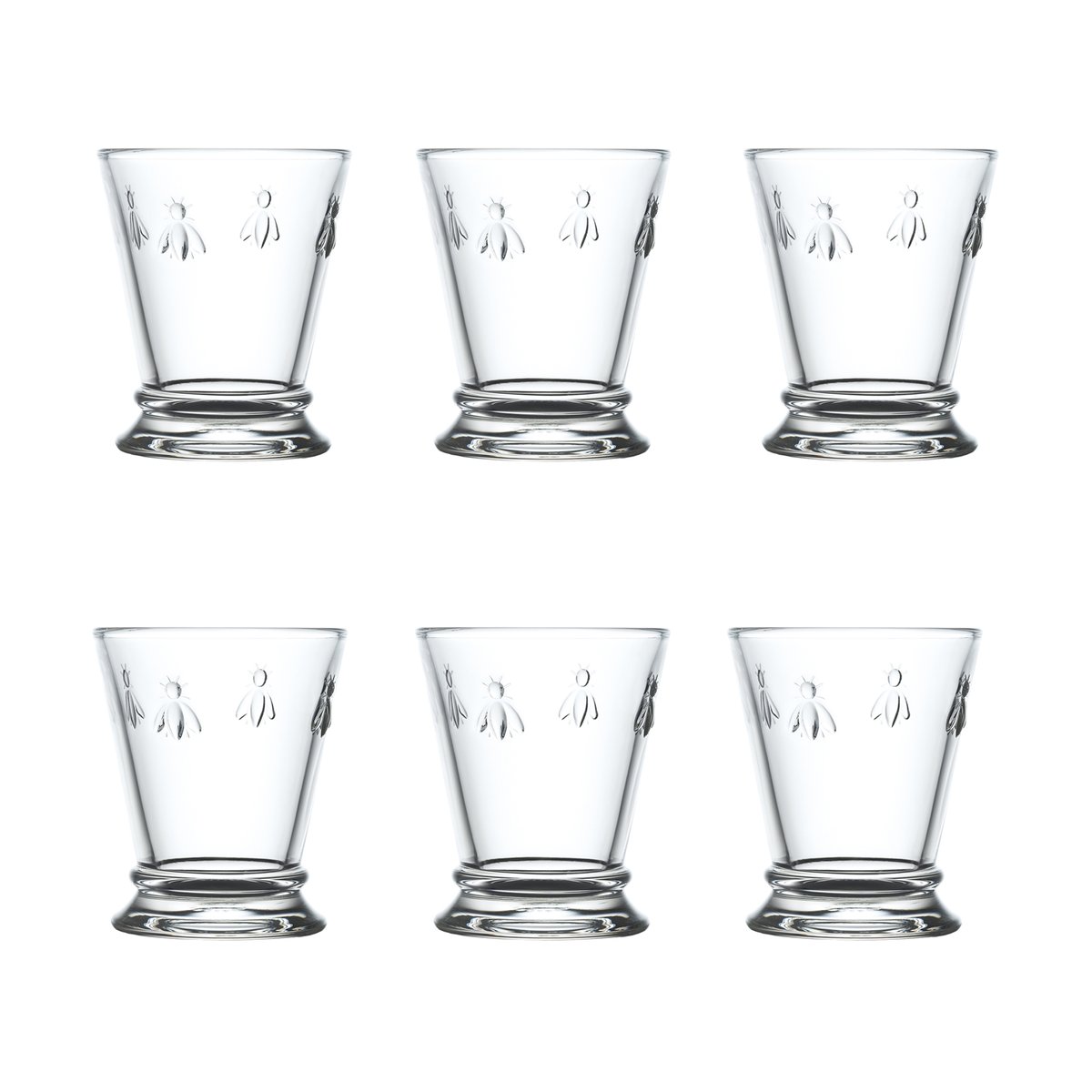 La Rochère Abeille dricksglas 19 cl 6-pack Klar | Skandinavisk Design | Dricksglas | Transparent