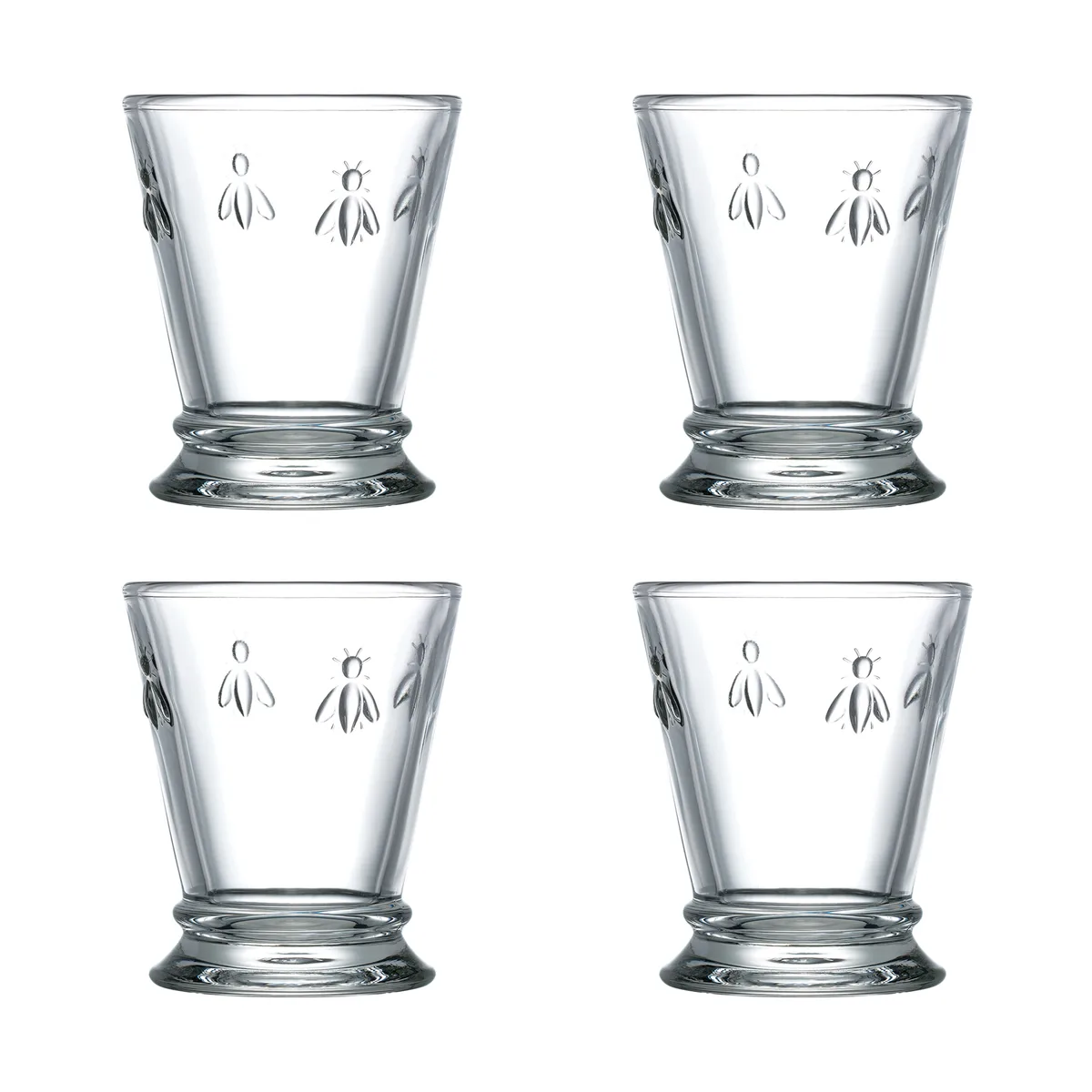 La Rochère Abeille dricksglas 26 cl 4-pack Klar