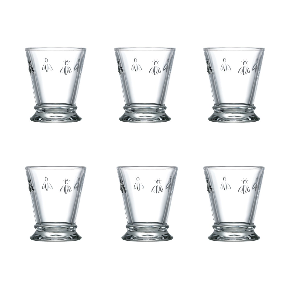 La Rochère Abeille dricksglas 26 cl 6-pack Klar | Skandinavisk Design | Dricksglas | Transparent