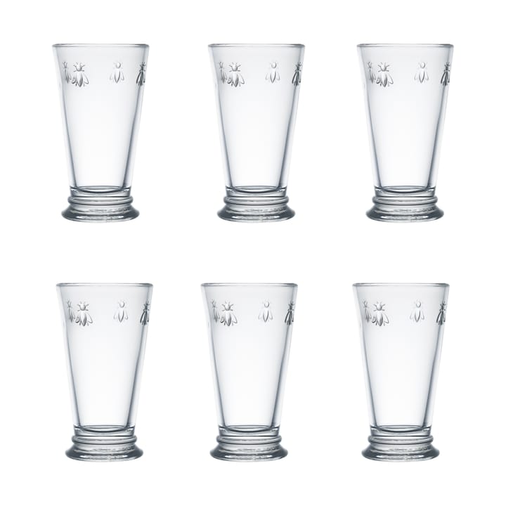 Abeille drinkglas 46 cl 6-pack - Klar - La Rochère