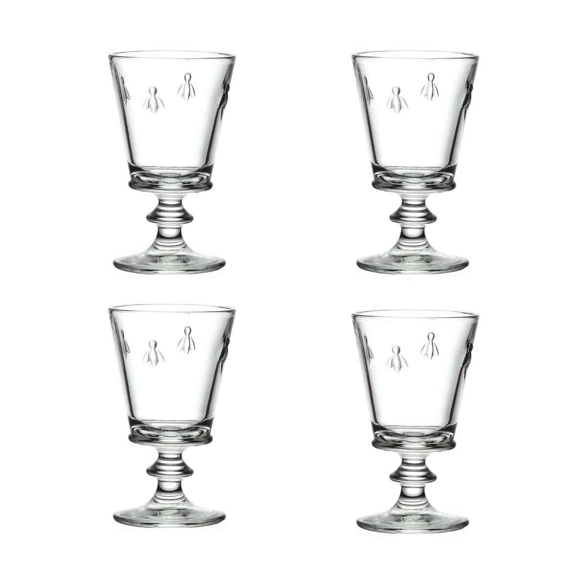 La Rochère Abeille vinglas 24 cl 4-pack Klar | Skandinavisk Design | Vinglas | Transparent