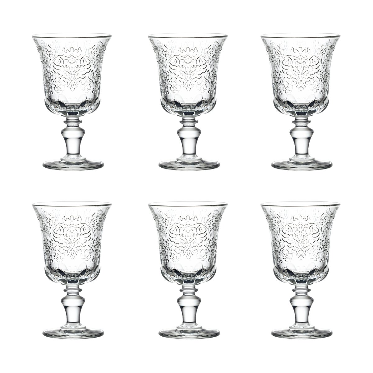 La Rochère Amboise vinglas 26 cl 6-pack Klar | Skandinavisk Design | Vinglas | Transparent