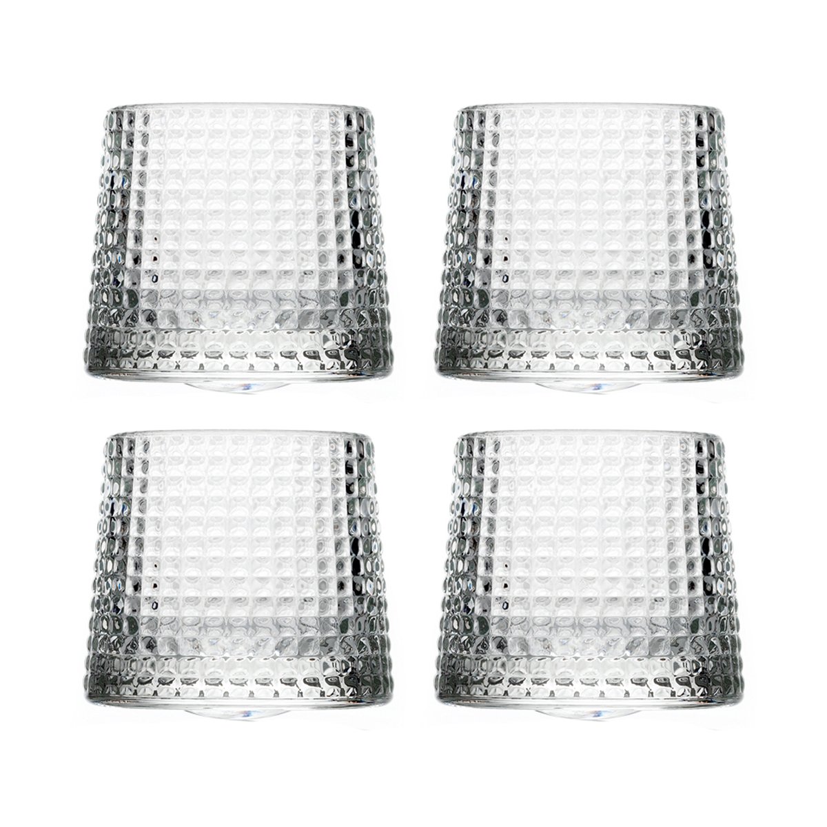 La Rochère Blossom whiskyglas 16 cl 4-pack Klar | Skandinavisk Design | Whiskeyglas & Konjaksglas | Transparent