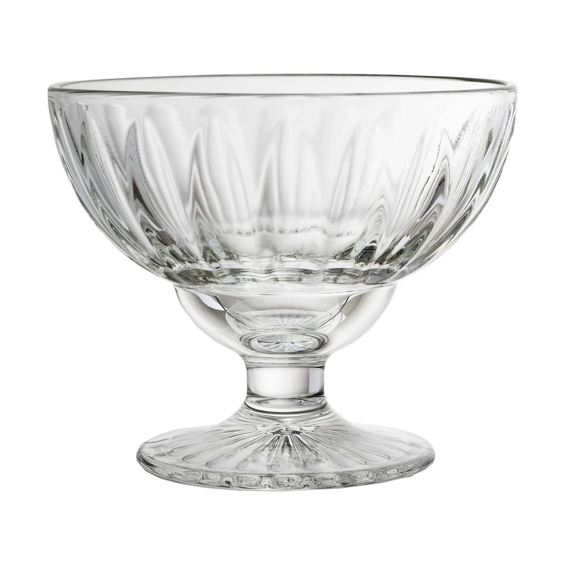 Elise skål på fot 40 cl 6-pack, Klar La Rochère