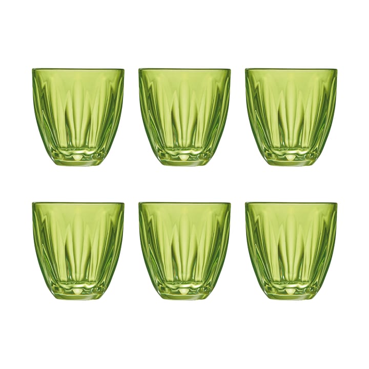 Lily vattenglas 6-pack - Kiwigrön - La Rochère