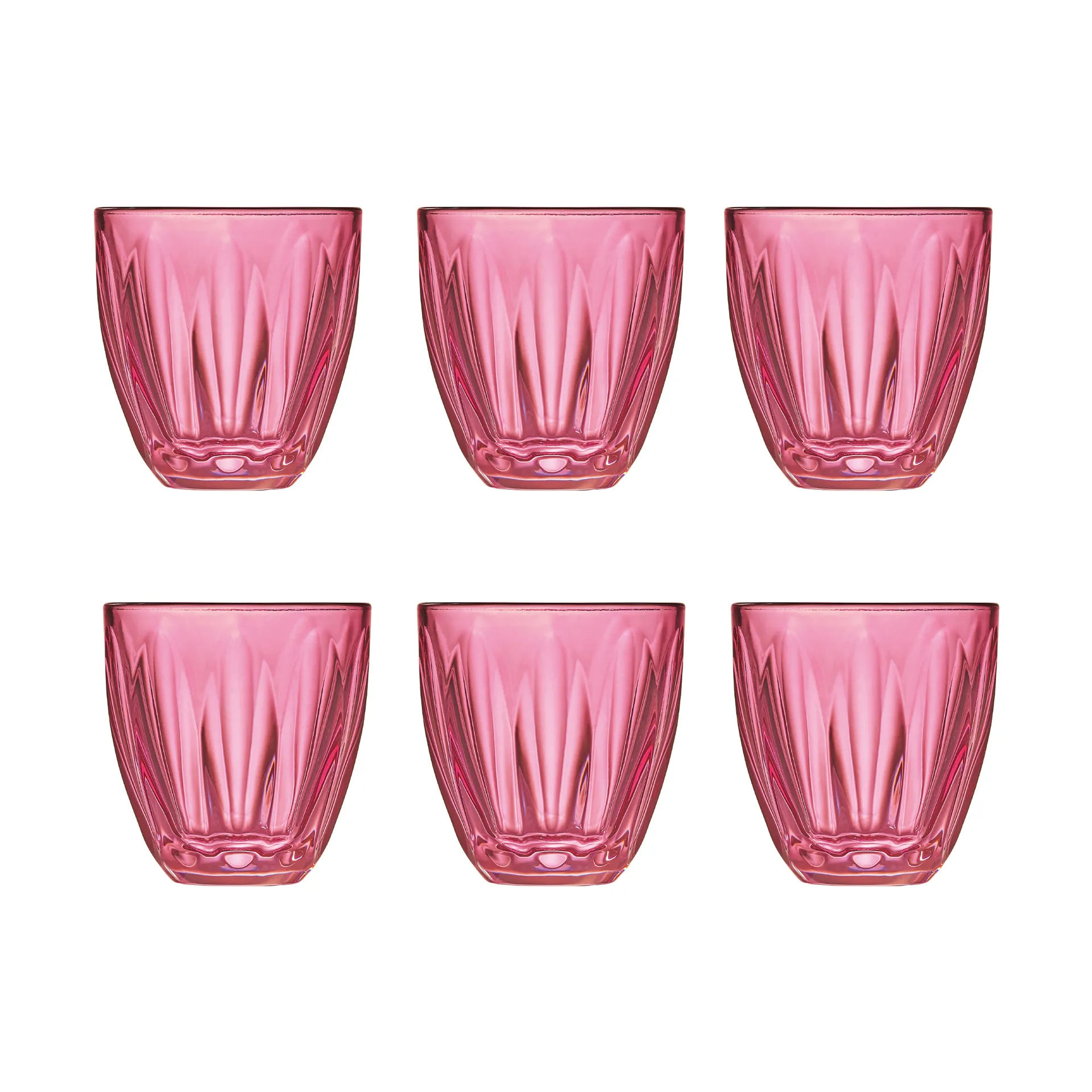 Lily vattenglas 6-pack, Raspberry La Rochère