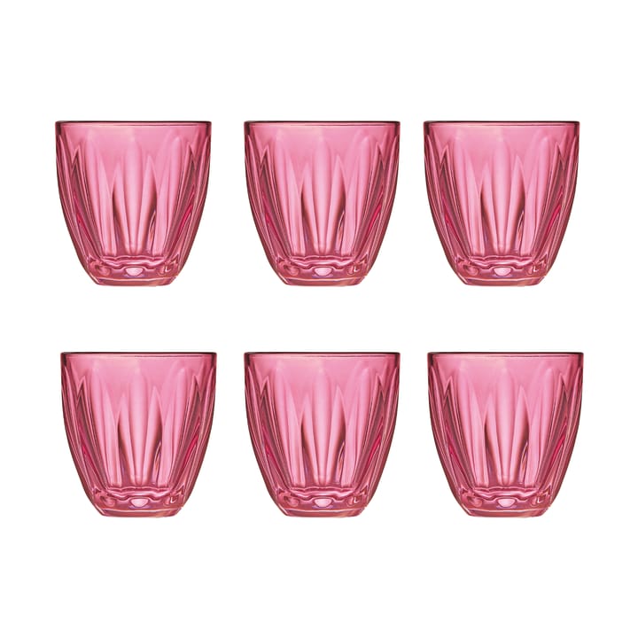 Lily vattenglas 6-pack - Raspberry - La Rochère