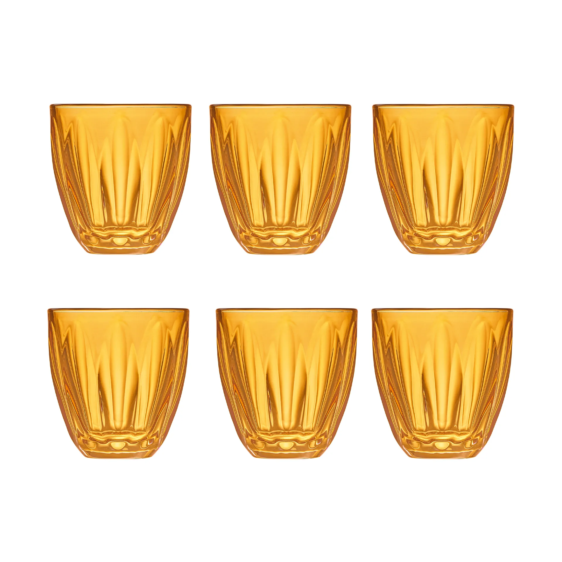 Lily vattenglas 6-pack, Tangerine La Rochère