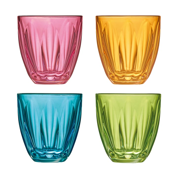 Lily vattenglas olika färger - 4 delar - La Rochère