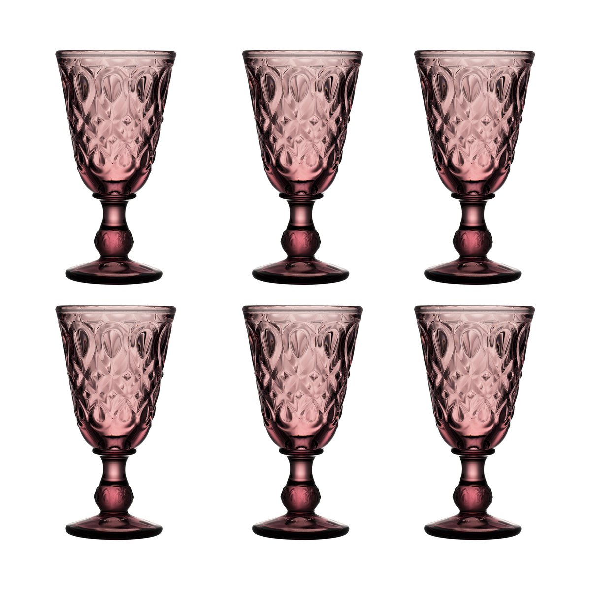 La Rochère Lyonnais vinglas 23 cl 6-pack Ametist | Skandinavisk Design | Vinglas | Lila