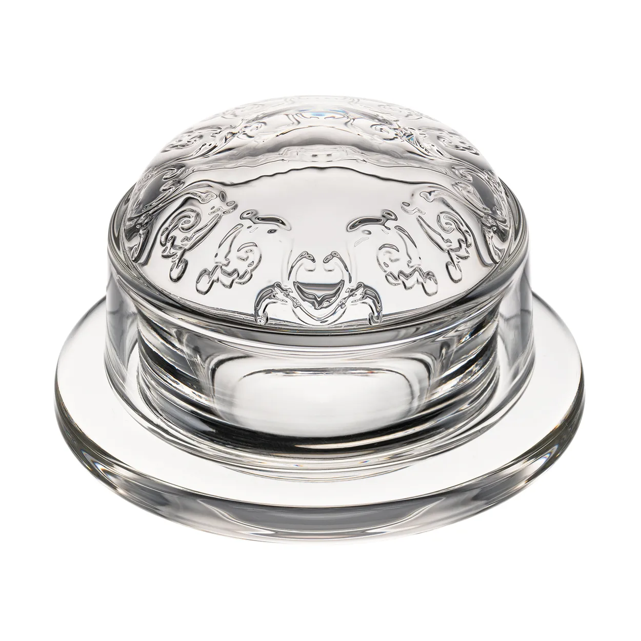 La Rochère Versailles smörkupa 10 cm Transparent | Skandinavisk Design | Serveringsfat & Uppläggningsfat | Transparent