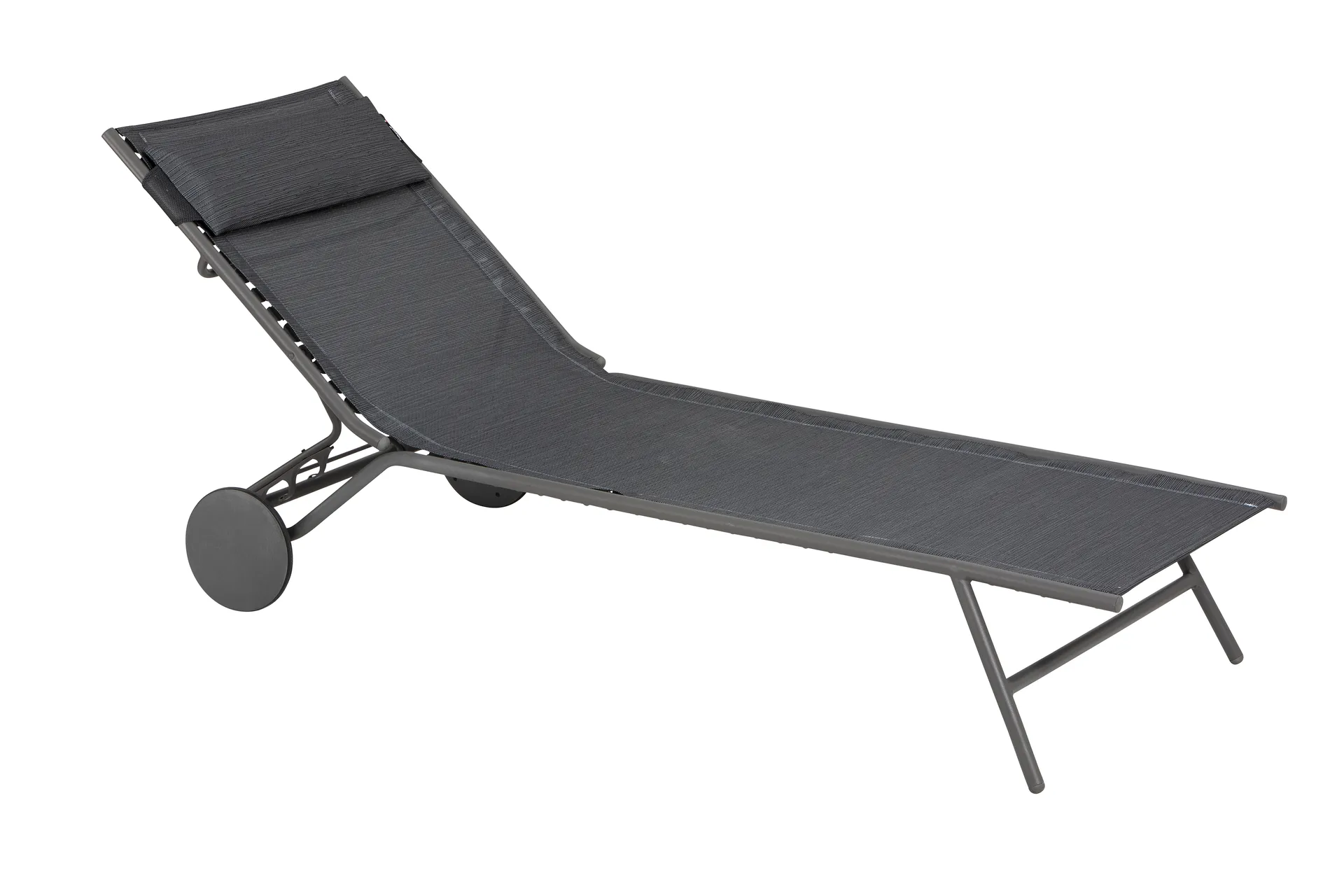 Miami II Exterya Plus solsäng, Obsidian (grå) Lafuma