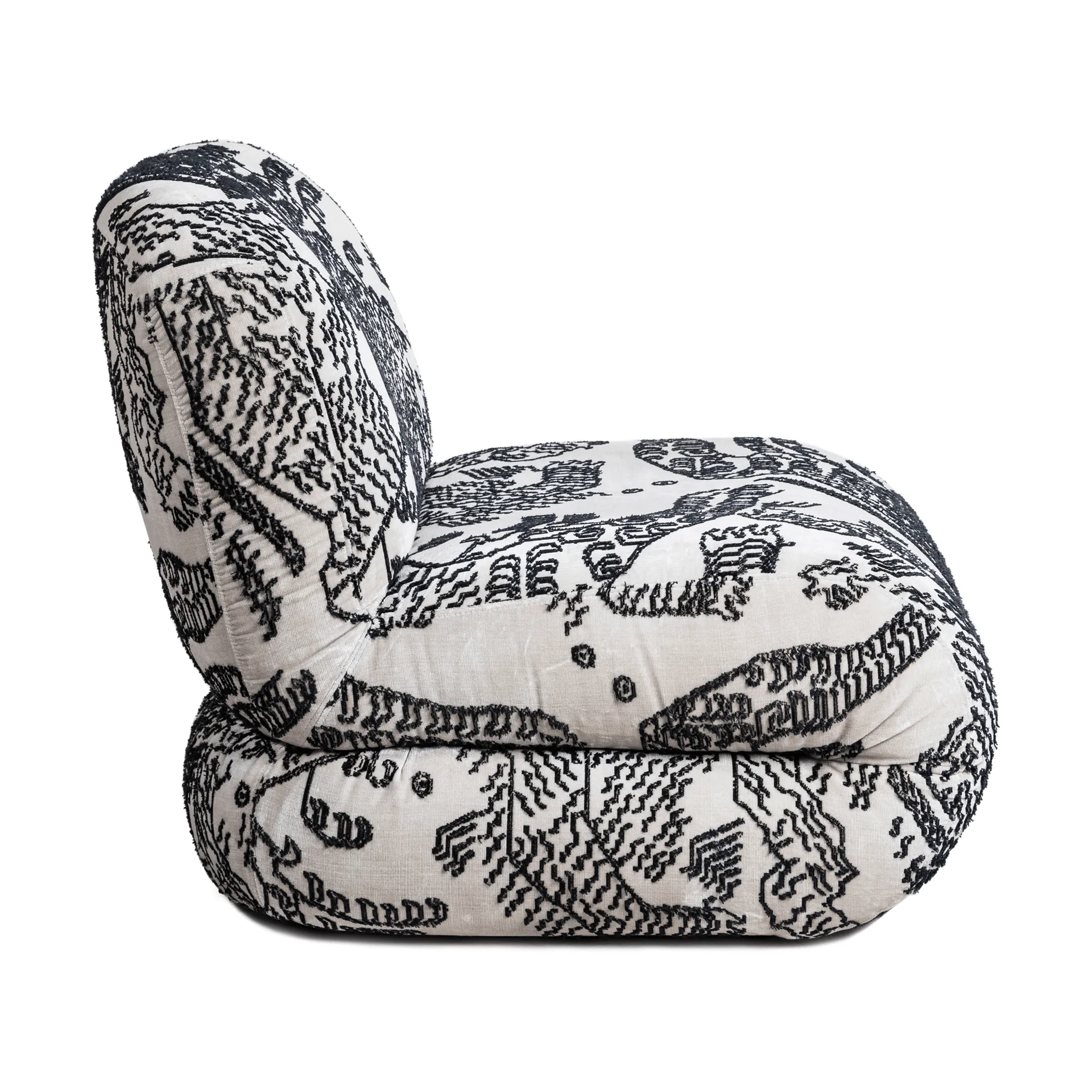 Bau fåtölj, Tiger mountain 001, rak Lammhults