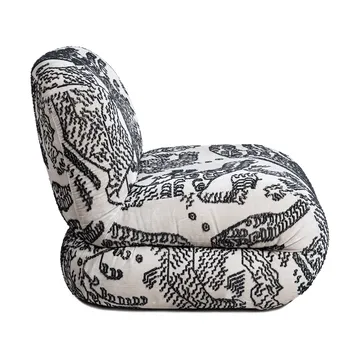 Bau fåtölj - Tiger mountain 001, rak - Lammhults