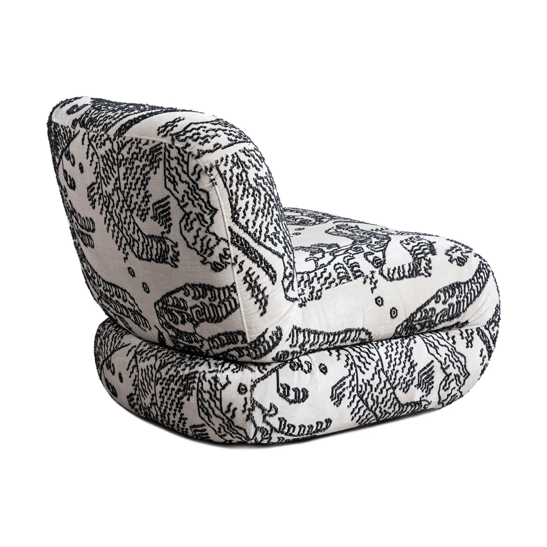 Bau fåtölj, Tiger mountain 001, rak Lammhults