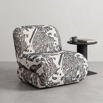 Bau fåtölj - Tiger mountain 001, rak - Lammhults