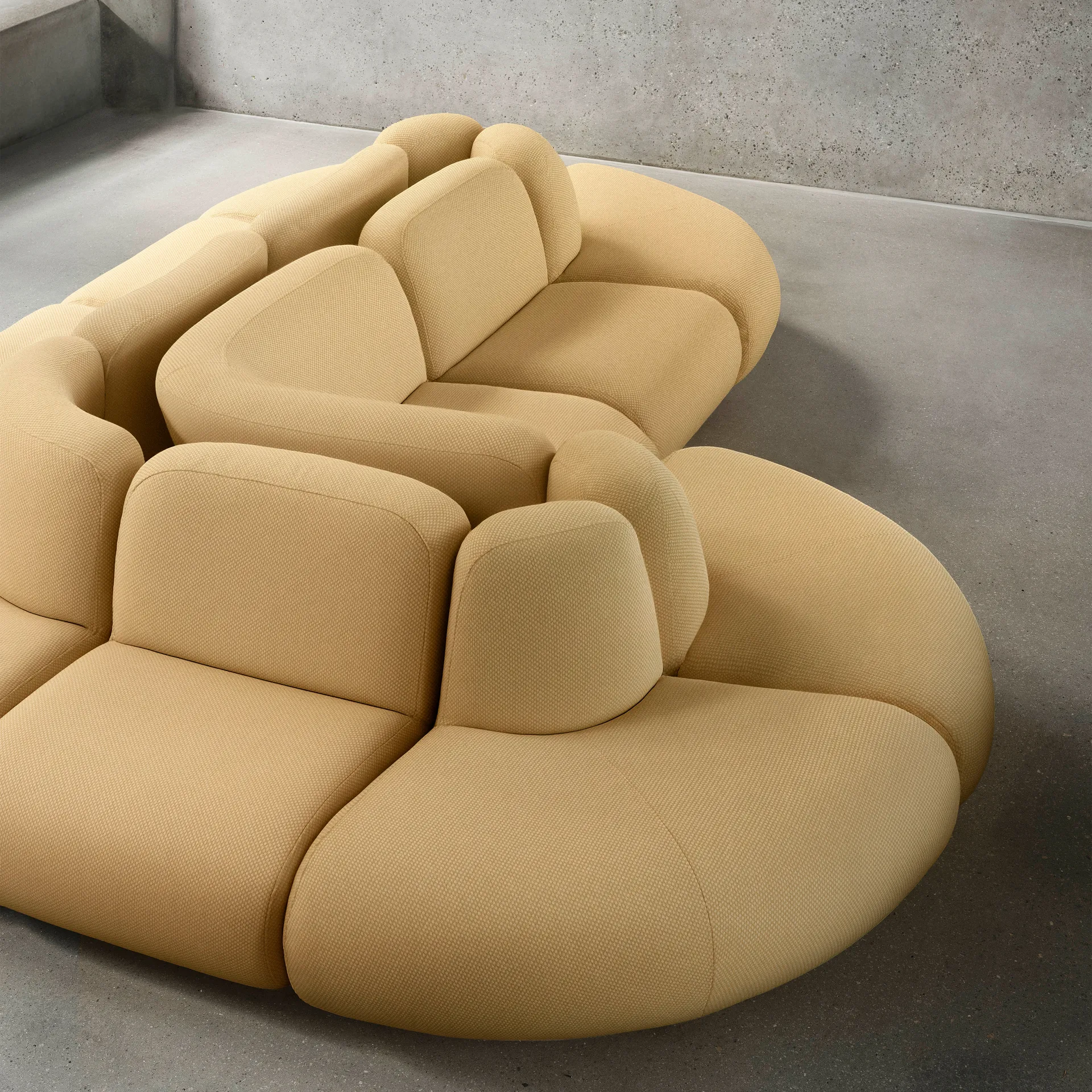 BAU soffa 3-sits, Megan sand,  Lammhults