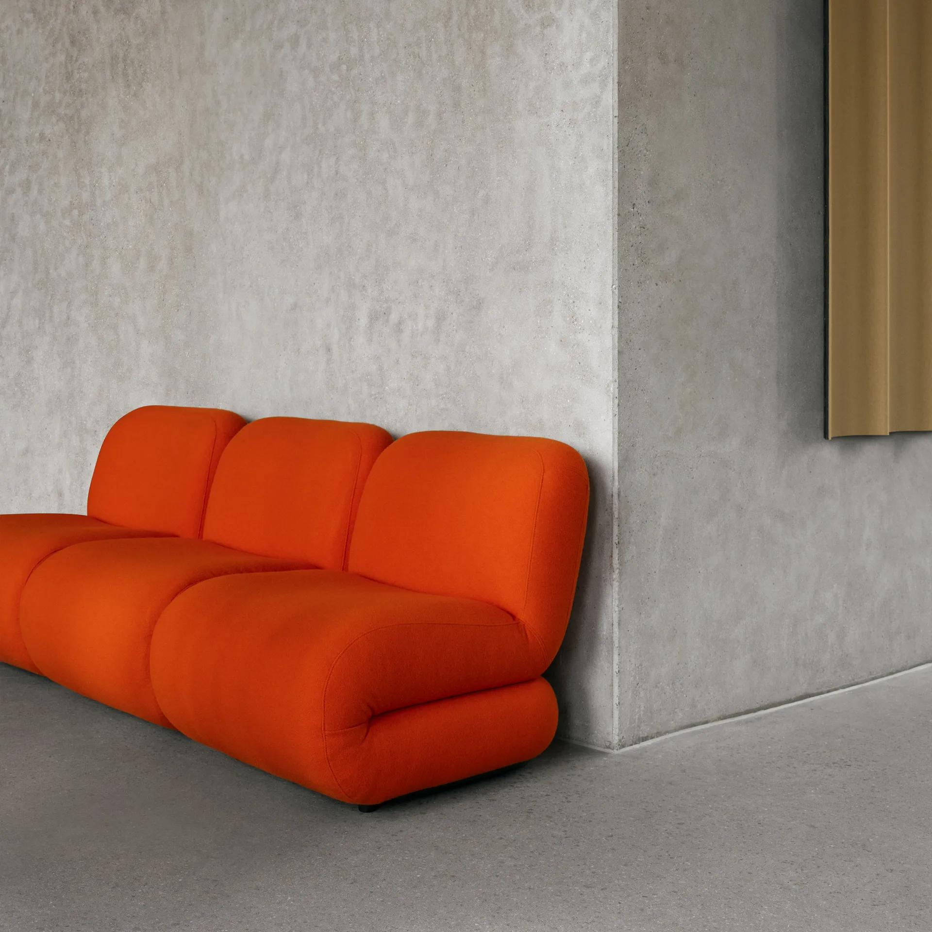 BAU soffa 3-sits, Megan sand,  Lammhults
