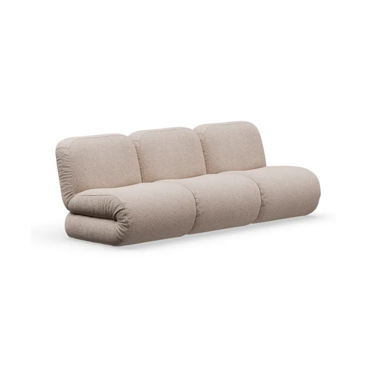 BAU soffa 3-sits, Zero beige - Lammhults