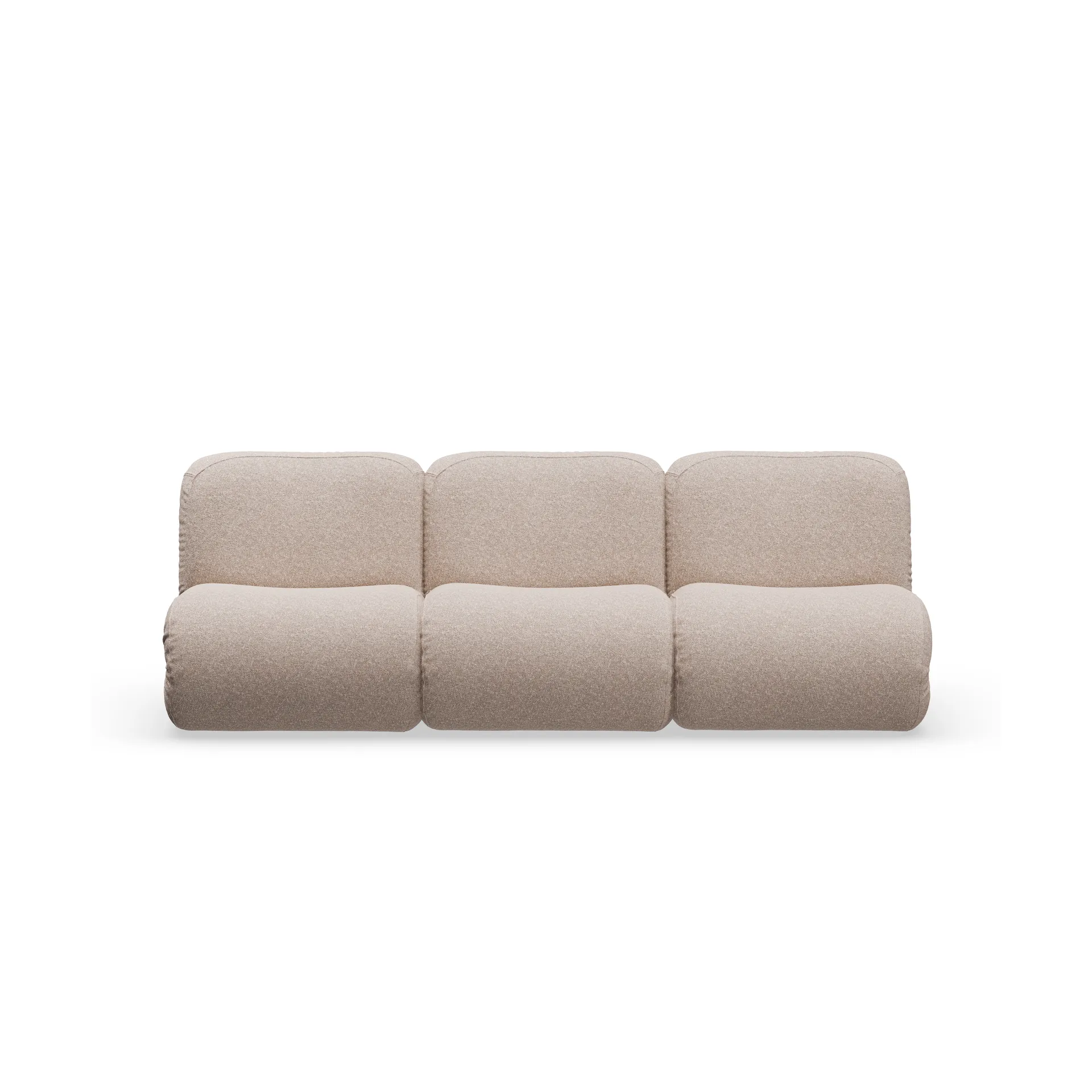 BAU soffa 3-sits, Zero beige Lammhults