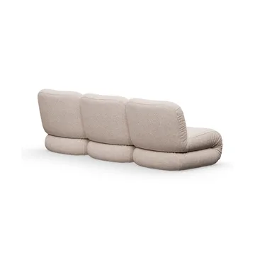 BAU soffa 3-sits, Zero beige - Lammhults
