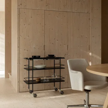 Cargo Support serveringsvagn - Svart - Lammhults