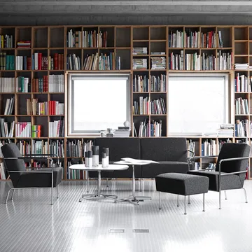 Chicago III soffbord - Svart laminat-krom - Lammhults