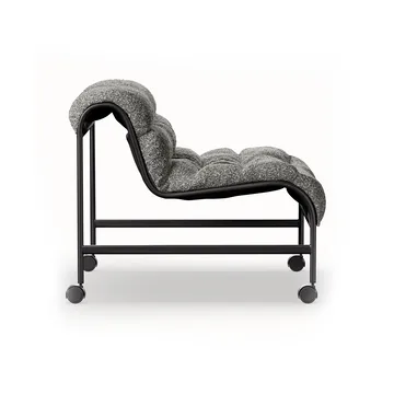 Sunny fåtölj - Zero Svart-mattsvart stativ m. hjul - Lammhults