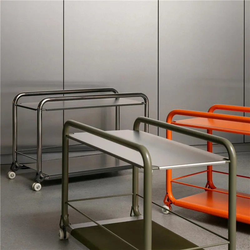 Tension rullvagn, Krom-graphit texture Lammhults