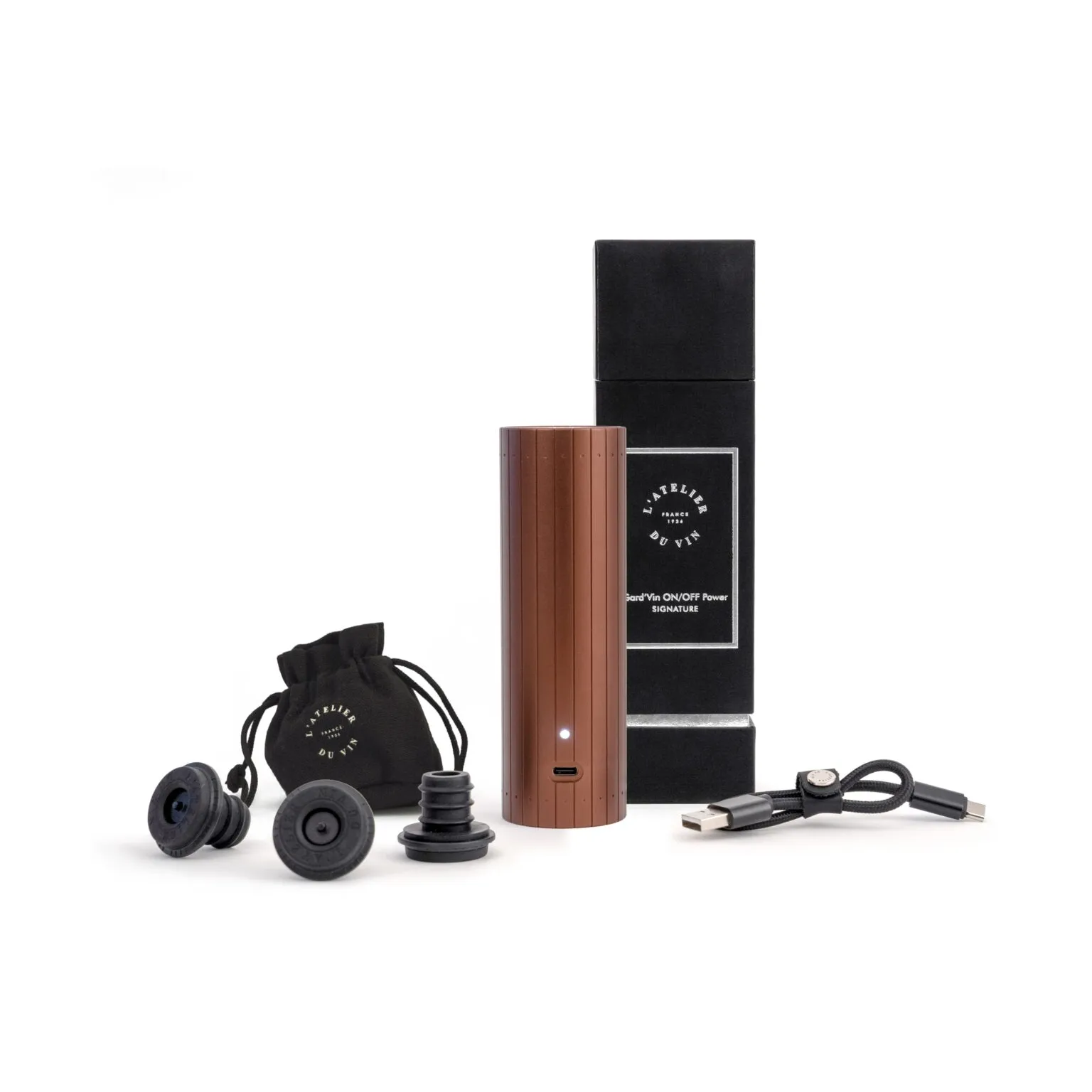 Gard’Vin ON/OFF Power vakuumpump elektriskt , Koppar L'Atelier du Vin