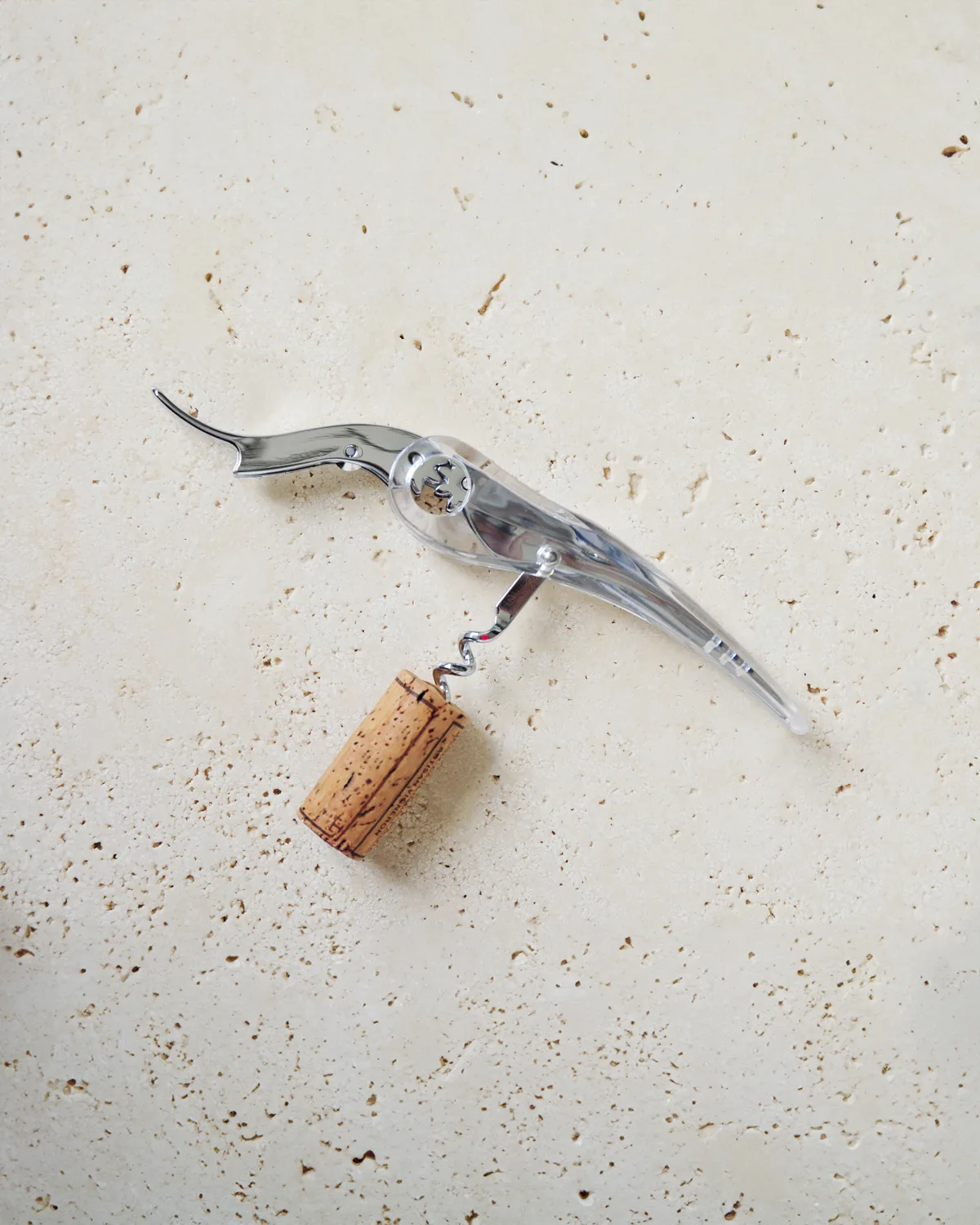 Soft machine crystal vinöppnare, Silver L'Atelier du Vin