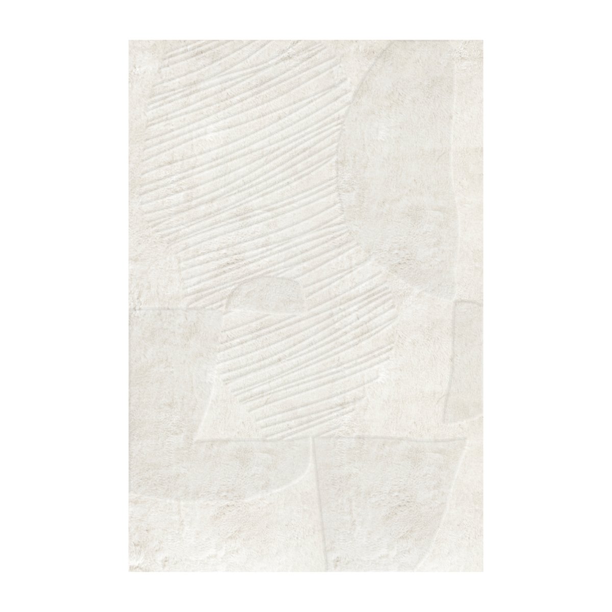 Layered Artisan Guild ullmatta Bone white 180x270 cm
