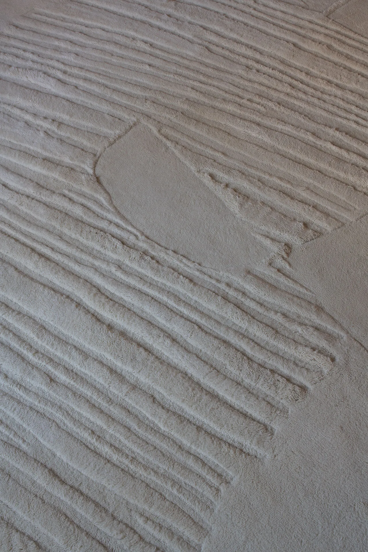 Artisan Guild ullmatta, Bone white 180x270 cm Layered