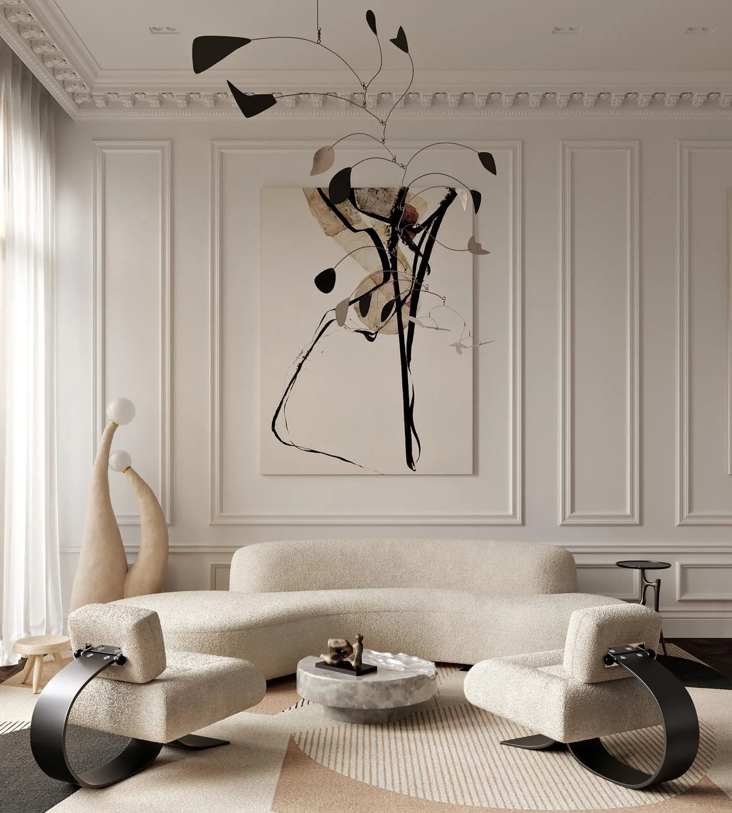 Birch ullmatta, 300x400 cm Layered