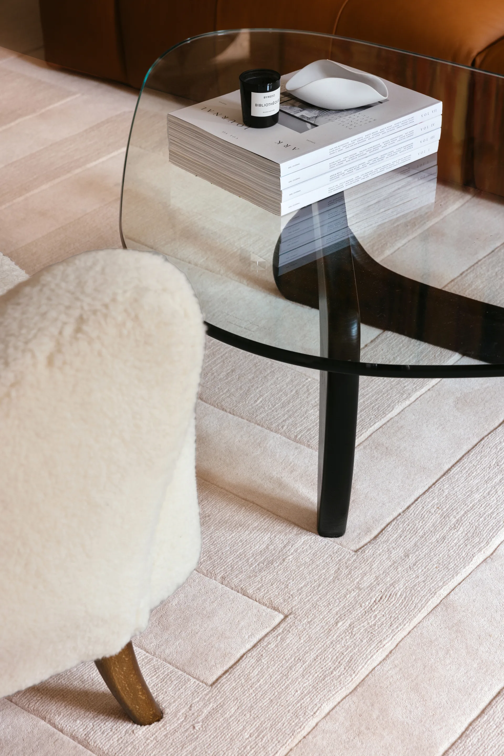 Byzantine grande ullmatta, Light oatmeal, 180x270 cm Layered