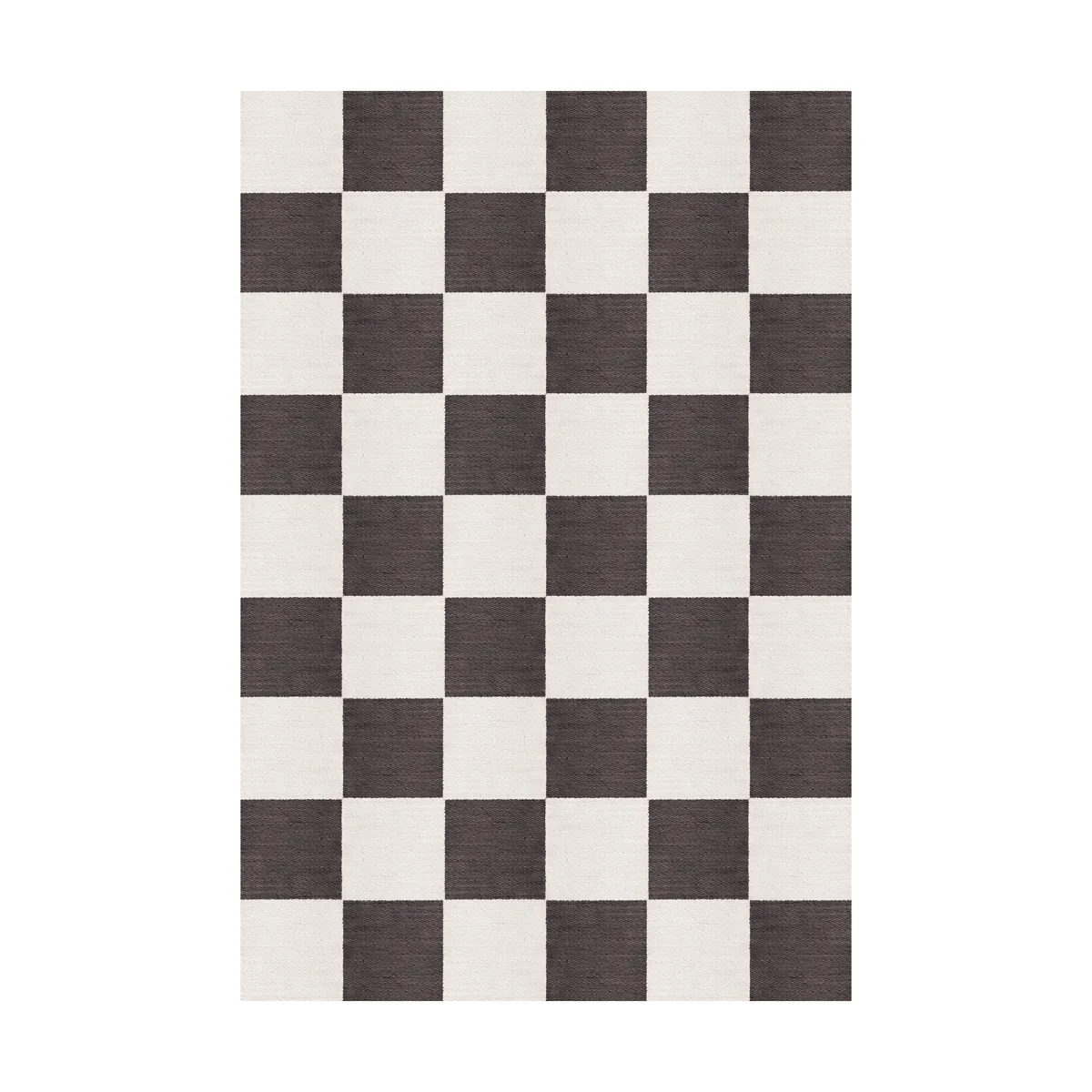 Layered Chess ullmatta Black and white, 200x300 cm