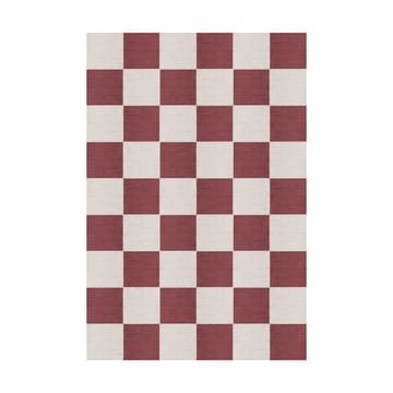Chess ullmatta - Burgundy, 140x200 cm - Layered