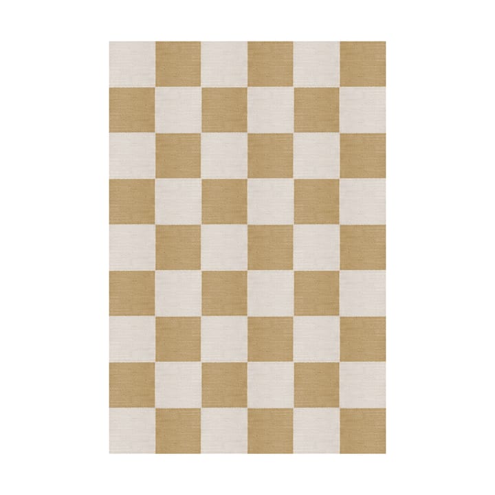 Chess ullmatta - Harvest Yellow, 140x200 cm - Layered