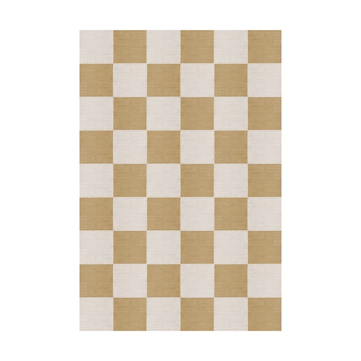 Chess ullmatta - Harvest yellow, 200x300 cm - Layered