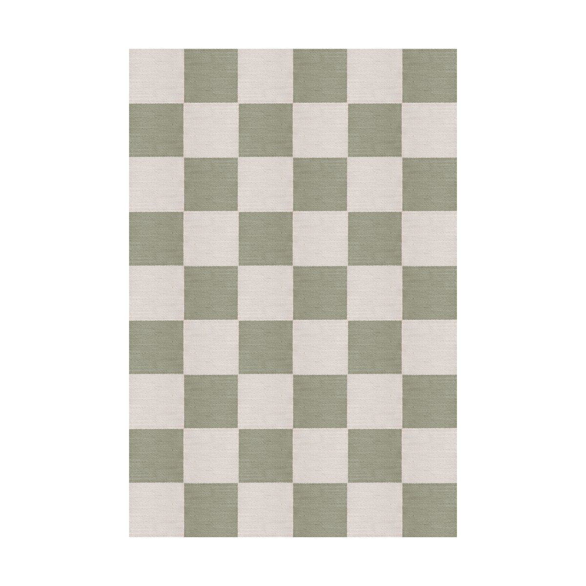 Layered Chess ullmatta Sage, 250x350 cm | Skandinavisk Design | Ullmattor | Grön