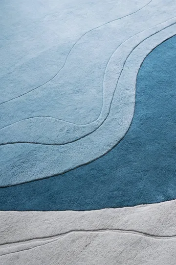Erik Bratsberg Lozza ullmatta - Teal, 230x300 cm - Layered